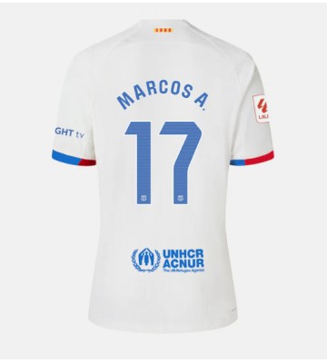 Barcelona Marcos Alonso #17 Segunda Equipación Mujer 2023-24 Manga Corta